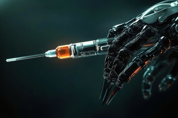 a world where people can inject nanobots to instantly heal any wound--until a glitch causes them to evolve into something dangerous