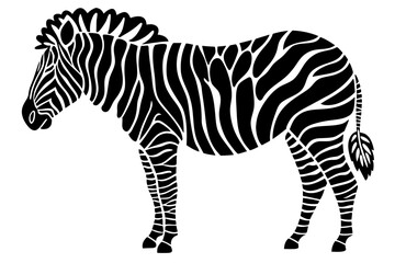 zebra silhouette