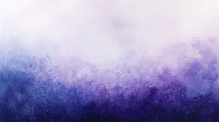 Abstract gradient painting in white, purple, and blue hues