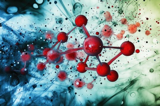 Molecular structure in a dynamic background