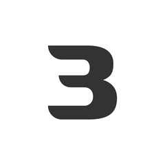 Creative B Letter Logo Template. B Character Logo Symbol.