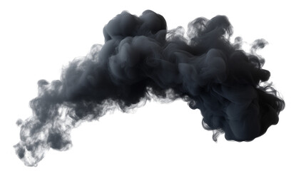 Fototapeta premium Black Smoke PNG 