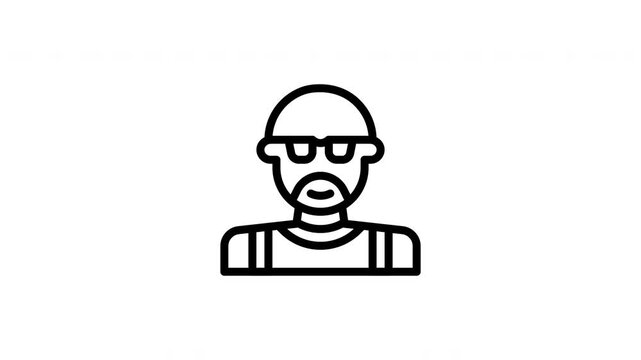 man animated icon