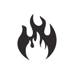 Fire icon sign vector illustration.
