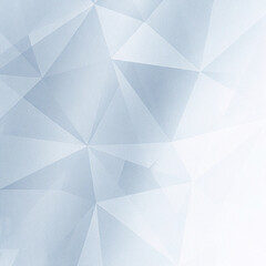 Obraz premium Abstract Geometric Polygon Background Minimal White Blue Texture