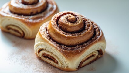 Background Featuring Cinnamon Buns