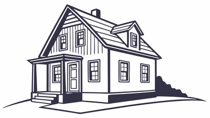 Minimalist House Icon Vector illustration
