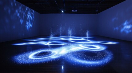 blue abstract background