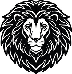 lion head vector
