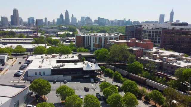 Aerial view of Atlanta - WestSide Provisions District