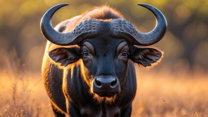 Naklejka premium African Buffalo Portrait