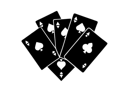 recommend clip art: Minimalist Black and White Playing Cards Vector Set Featuring Spades, Hearts, Diamonds, and Clubs Suits, Monochrome Abstract Deck of Cards Design, Simple and Clean Graphic Illustration