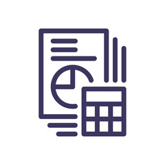 Business strategy success related icon outline and linear vector.