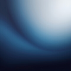 Obraz premium Dark Blue Smooth Gradient Flow Abstract Light Blur Minimal Background Wallpaper Design - ai