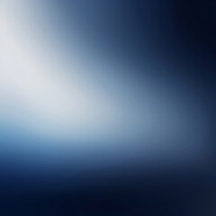 Obraz premium Dark Blue Smooth Gradient Flow Abstract Light Blur Minimal Background Wallpaper Design - ai