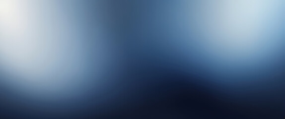 Fototapeta premium Dark Blue Smooth Gradient Flow Abstract Light Blur Minimal Background Wallpaper Design - ai