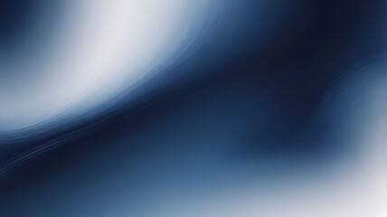 Dark Blue Smooth Gradient Flow Abstract Light Blur Minimal Background Wallpaper Design - ai