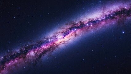 Cosmic Dust and Stars in a Night Sky: A Galaxy Panorama