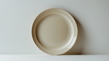 An exquisite ceramic plate displayed on a white surface