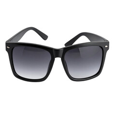 Untitled design - “Trendy Matte Black Square Frame Sunglasses with Shadow Detail, Transparent PNG” And transparent the background.