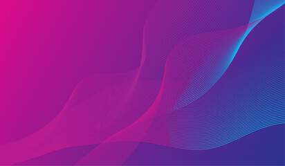 Abstract background wallpaper using blue gradient wave lines. The background is dominated by blue with a slight pink gradient.