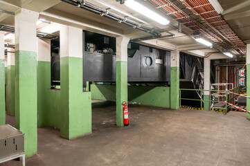 Line A of the Prague Metro runs roughly northwest–east and is marked in green. It has 17...