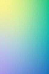 a refreshing gradient background blending lush emerald green into cool teal, followed by airy sky blue, and finishing with a delicate lavender hue, creating a smooth and soothing effect.