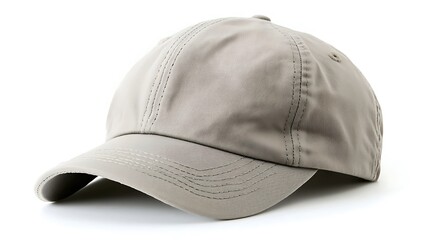 Fototapeta premium Classic Beige Baseball Cap Comfortable and Stylish Headwear