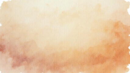 Obraz premium Abstract watercolor background in warm earthy tones with textured design