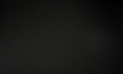 Plakat LED screen, video wall screen. Close up black led panel background.