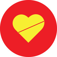 new love shape by adobe illustration 