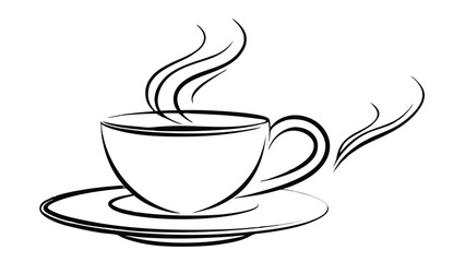 Steaming Cup of Coffee