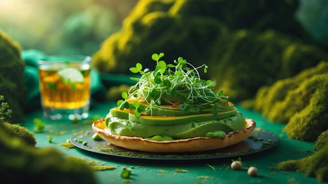 Aperitif paired with blini
