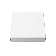 Plain white rectangular box