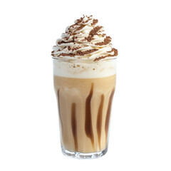 Frappe With Whipped Cream Ultra Hd  isolated on a transparent background