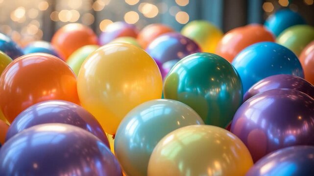 Balloons presenting striking shades