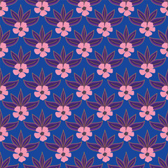 Floral pattern design, vector illustration background