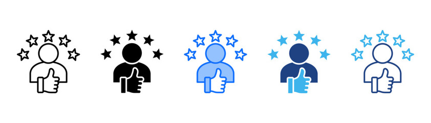 Good Feedback Icon Set With Multiple Style Collection 