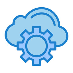 Obraz premium Cloud Computing vector icon