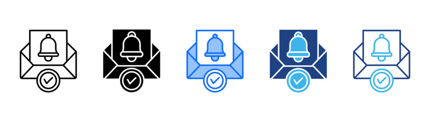 Opt In Icon Set With Multiple Style Collection 