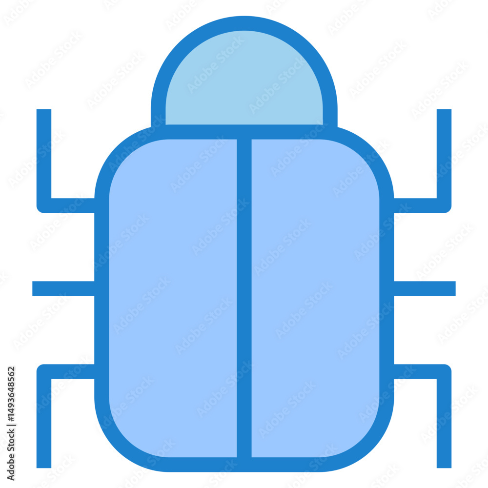 Poster bug vector icon