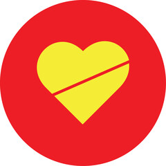 new love shape by adobe illustration 