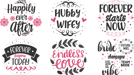 Marriage Celebration Love Quotes in Script Style