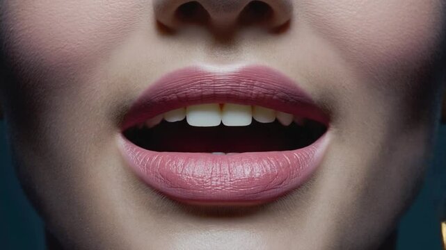Mouth with a zipper.