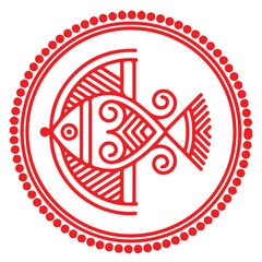 Vintage Floral Tile Design – Ornamental Geometric Pattern Art