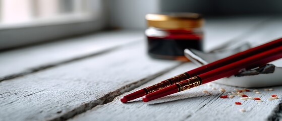 Wooden gavel resting on desk, red ink pen beside paperwork, symbolizes justice and decision-making in legal settings.
