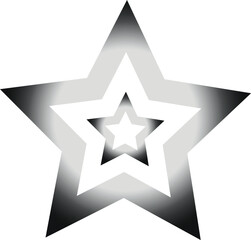 Obraz premium new shape star make by adobe illustration 