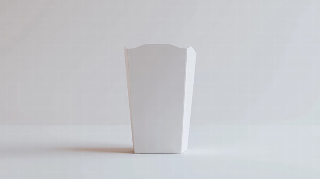 Popcorn Box: Clean and simple image features a pristine, empty popcorn box, a quintessential symbol of entertainment, offering a sense of anticipation and the promise of a delightful treat.