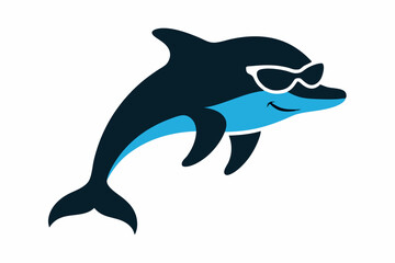 Fototapeta premium dolphin jumping isolated