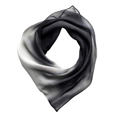 Minimalist Cooling Bandana Featuring a Soft Breatha Isolated on Transparent Background